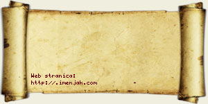 Kristina Blagojević vizit kartica